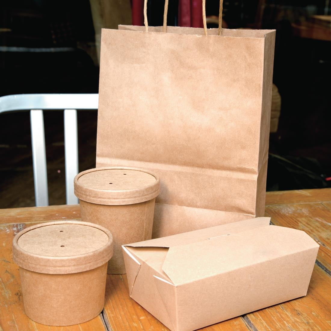 Fiesta Compostable Takeaway Soup Containers 340ml (Pack of 500) - FB162