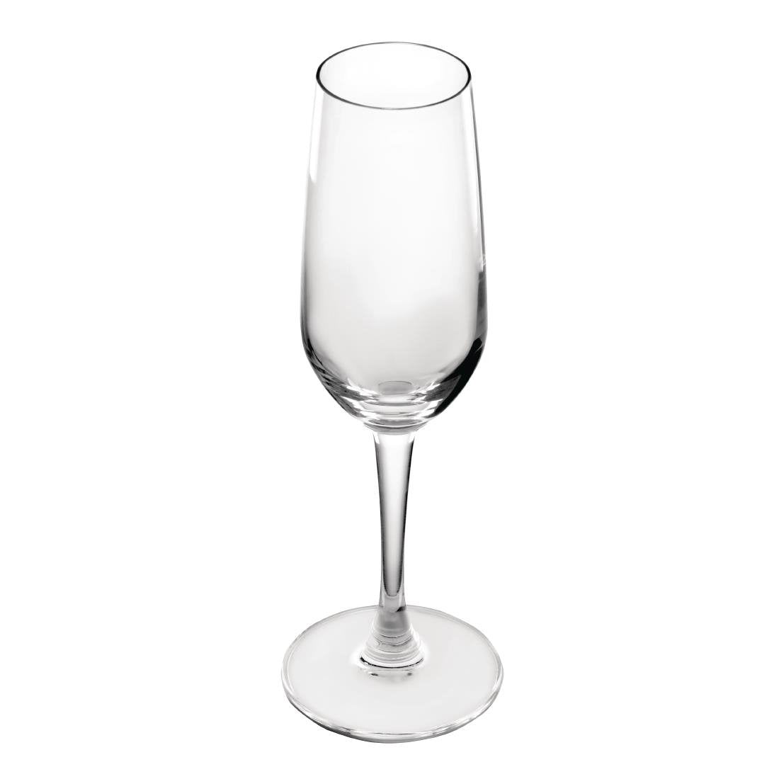 Olympia Mendoza Glass Flute - 185ml (6 Pack) - FB484