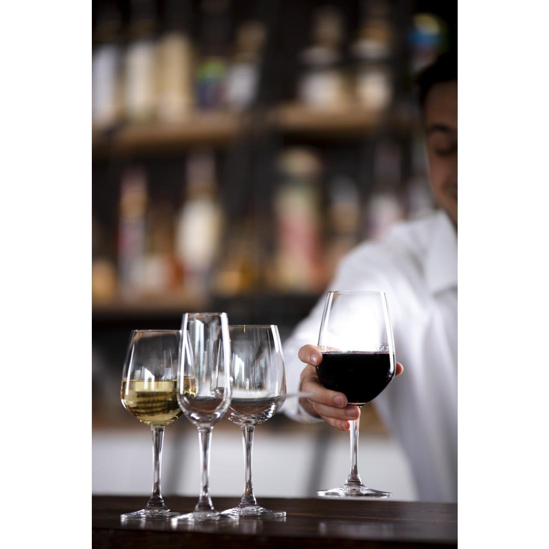 Olympia Mendoza Wine Glasses 370ml (6 Pack) - FB485