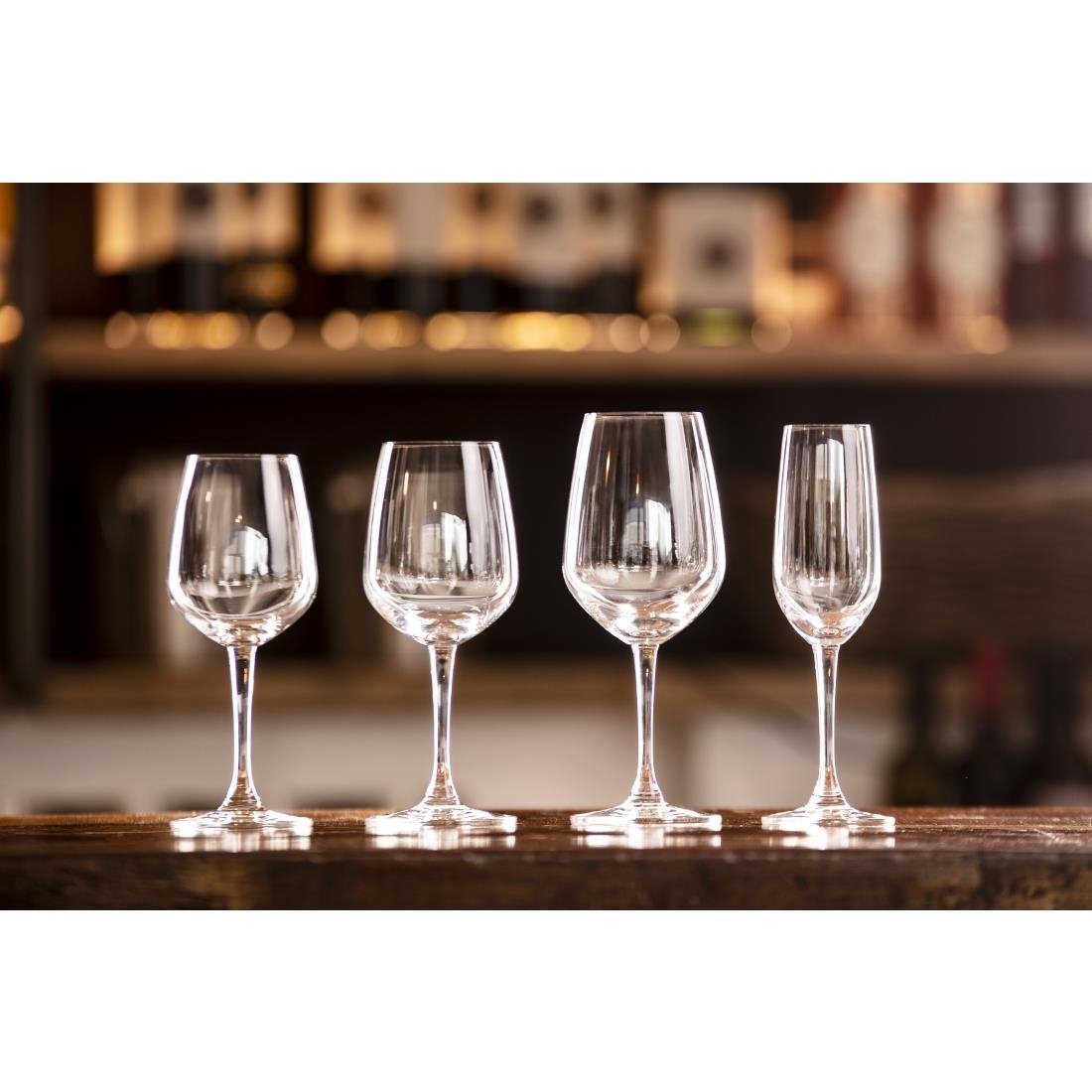 Olympia Mendoza Glass Flute - 185ml (6 Pack) - FB484