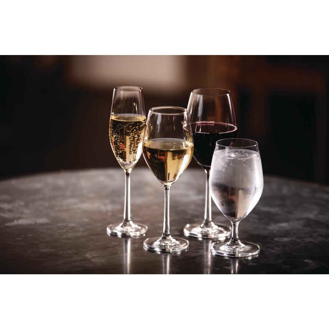 Olympia Cordoba Wine Glasses 420ml 14 3/4oz (6 Pack) - FB552