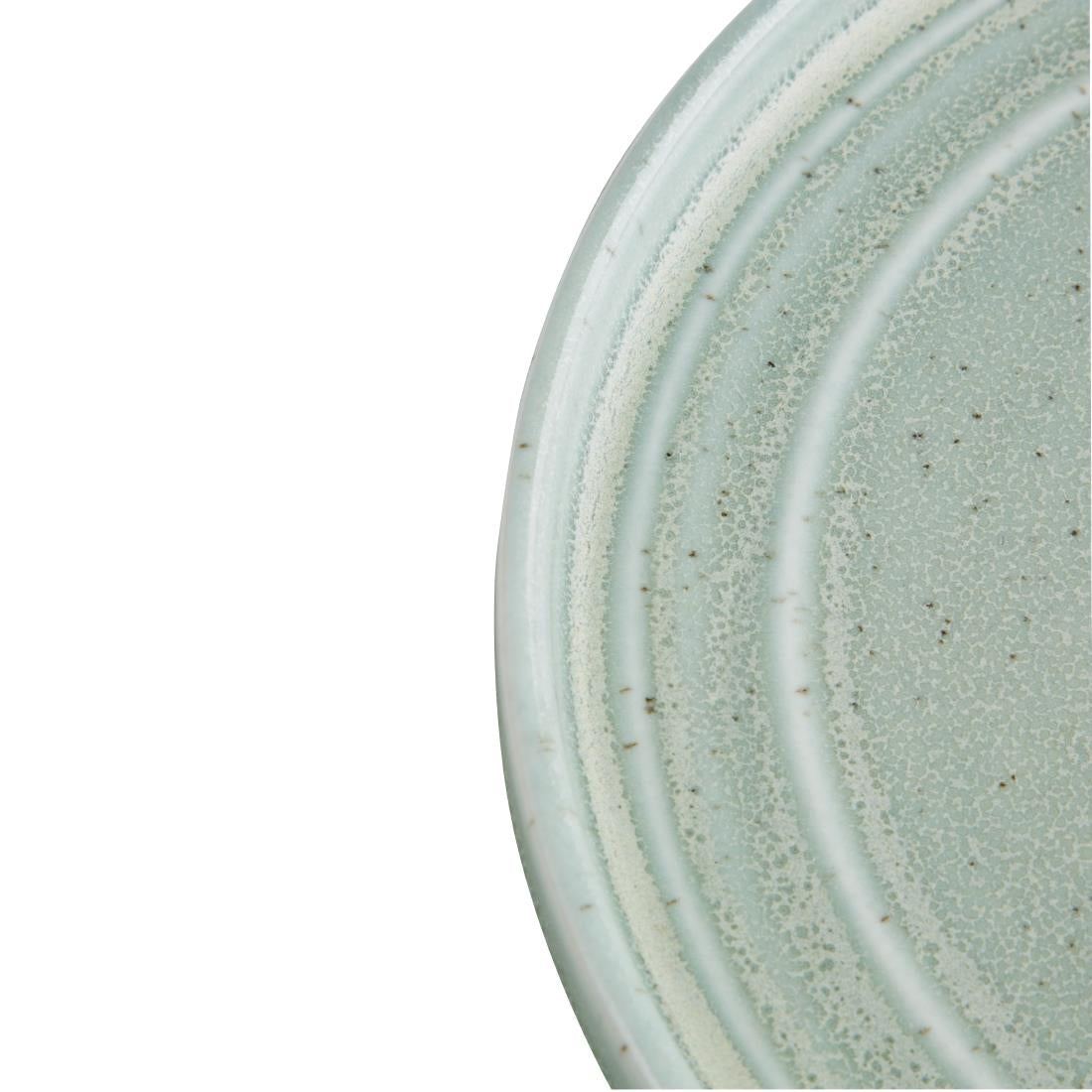 Olympia Cavolo Flat Round Plates Spring Green 180mm (6 Pack) - FB562