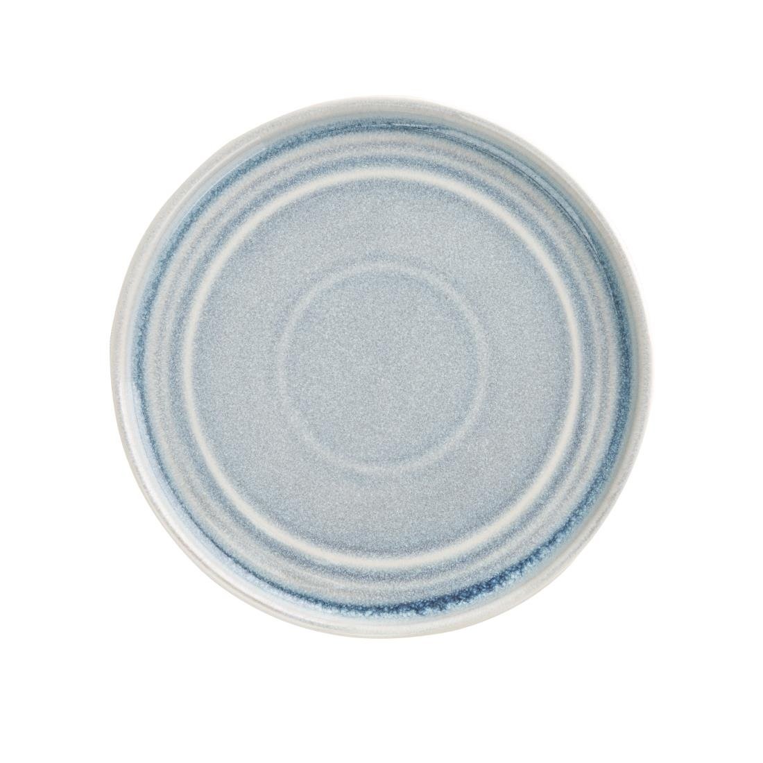 Olympia Cavolo Flat Round Plates Ice Blue 180mm (6 Pack) - FB567