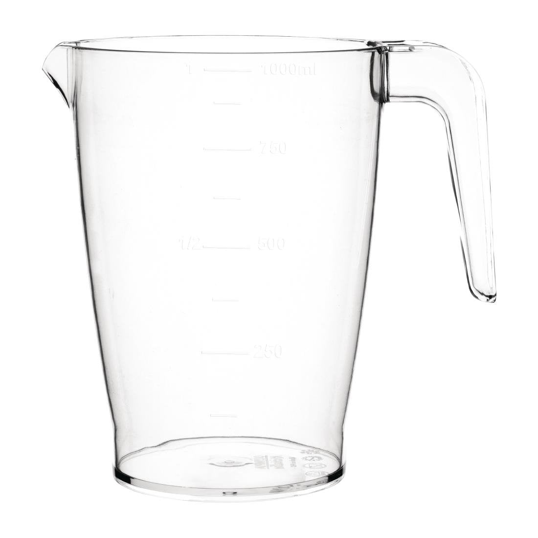 Olympia Kristallon Polycarbonate Stacking Jug 1ltr - FB890