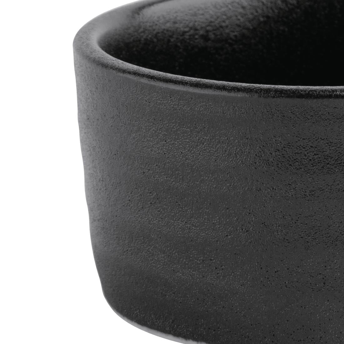 Olympia Cavolo Textured Black Dipping Dish 67(Ø)mm (12 Pack) - FD911