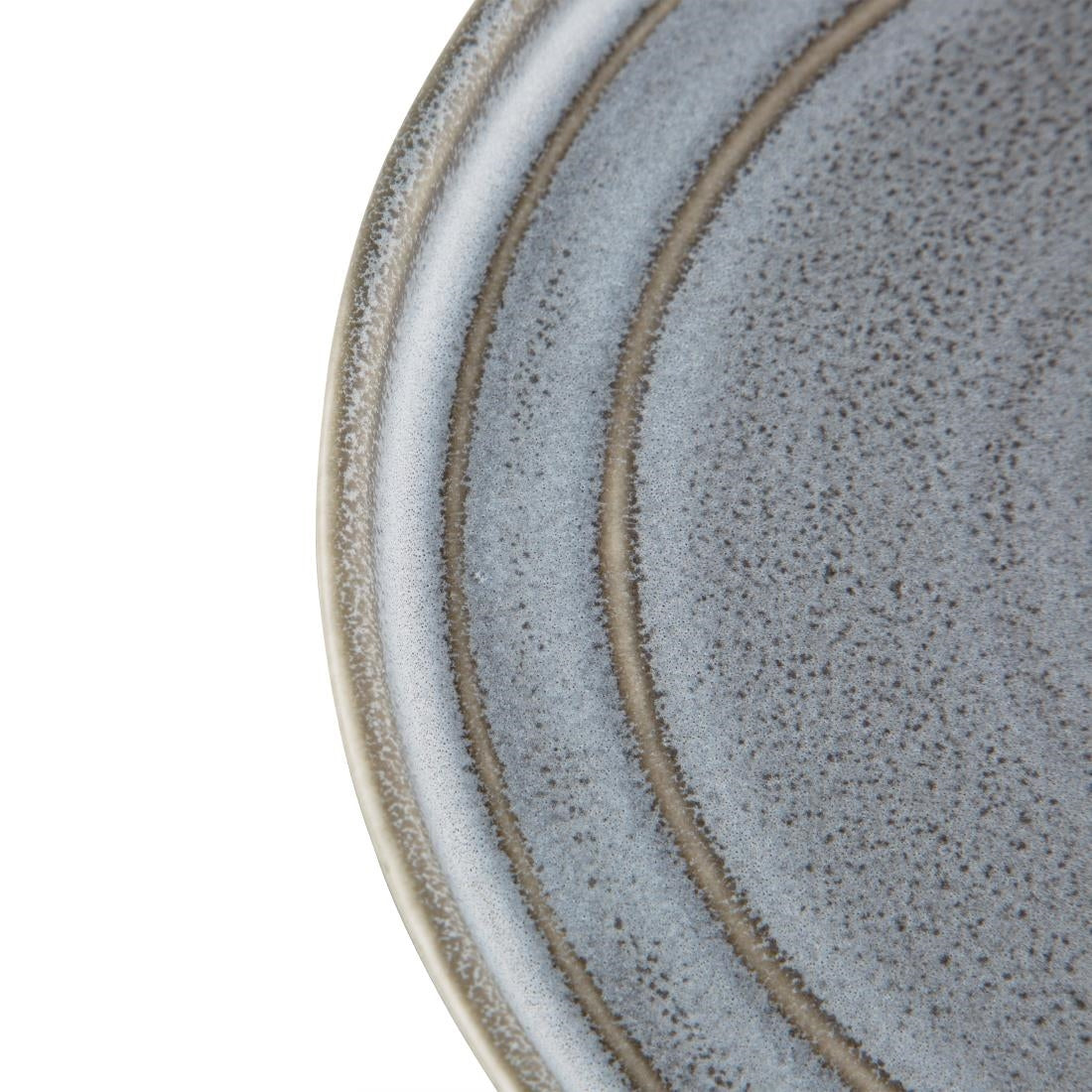 Olympia Cavolo Charcoal Dusk Flat Round Plate 220(Ø Pack)mm (6 Pack) - FD921