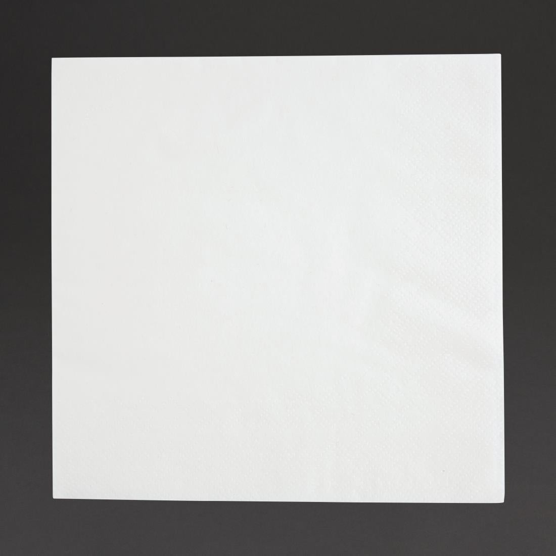 Fiesta Recyclable Lunch Napkin White 300x300mm 1ply 1/4 Fold (Pack of 5000) - FE212