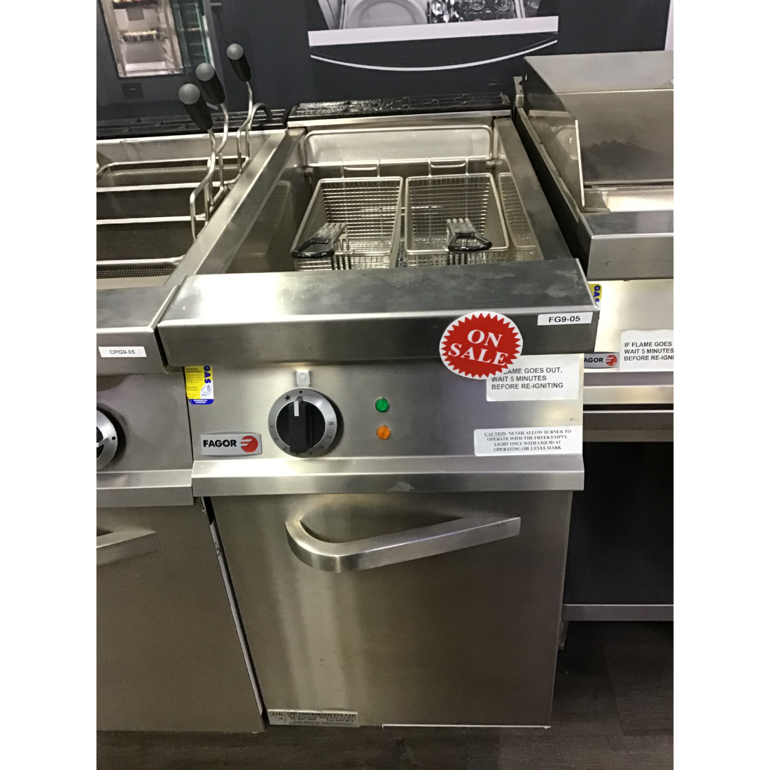 CLEARANCE - Fagor 900 series NG deep fat fryer - FG9-05-VIC1025