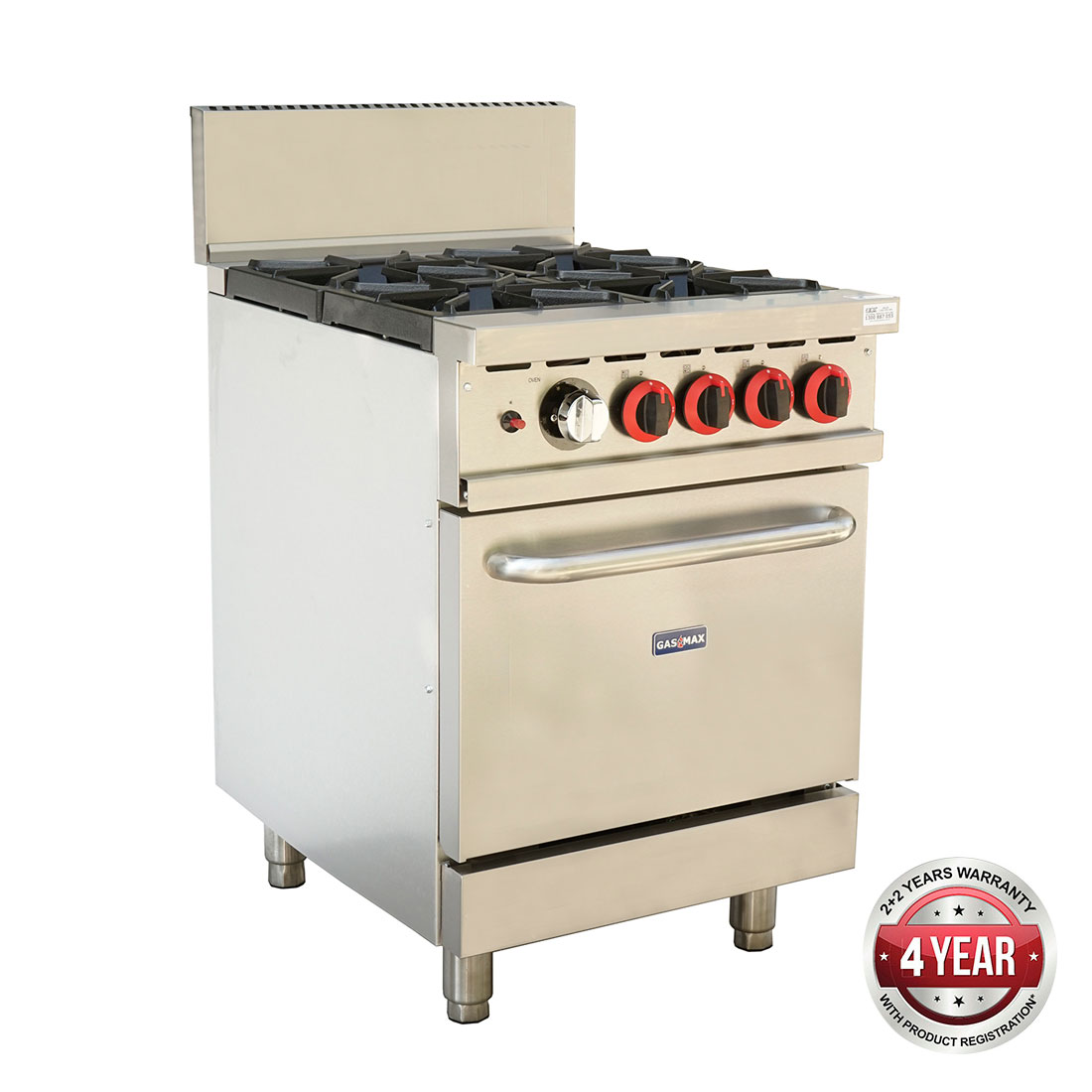 GasMAX 4 Burner With Oven Flame Failure GBS4T