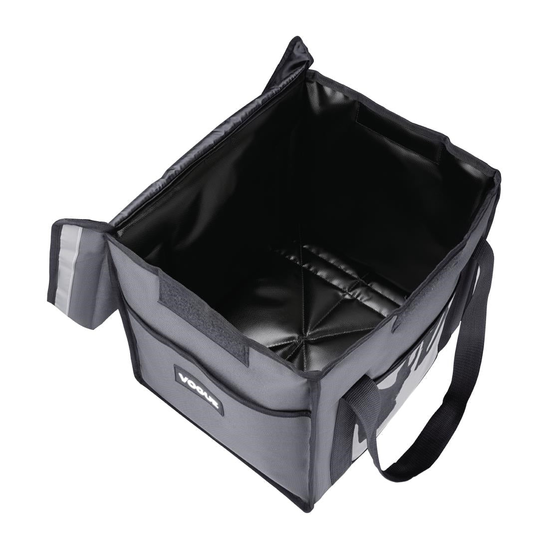 Vogue Insulated Folding Delivery Bag Grey 380x305x380mm - FR225