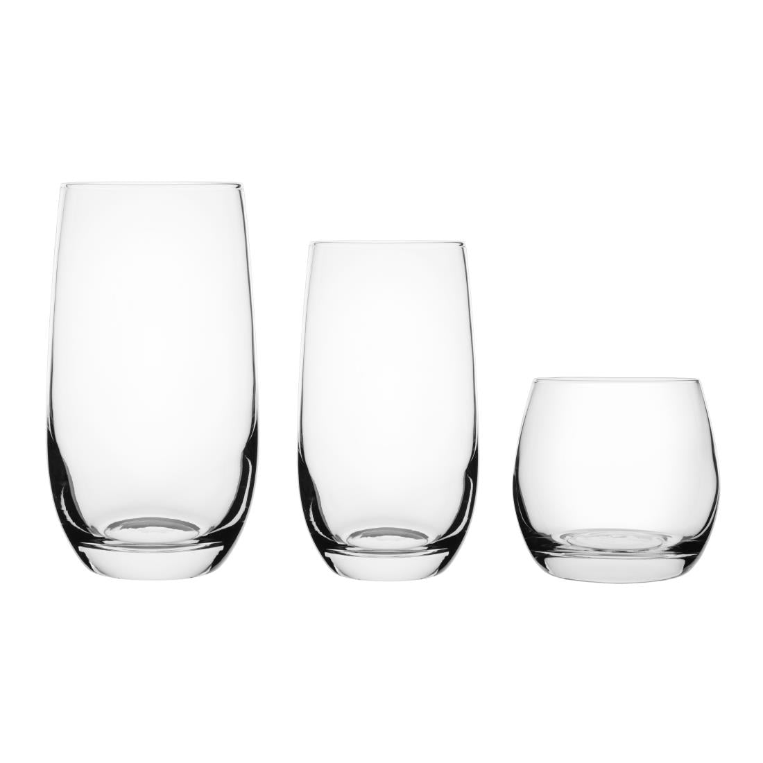 Olympia Rounded Hi Ball Tumblers 490ml (6 Pack) - FT571