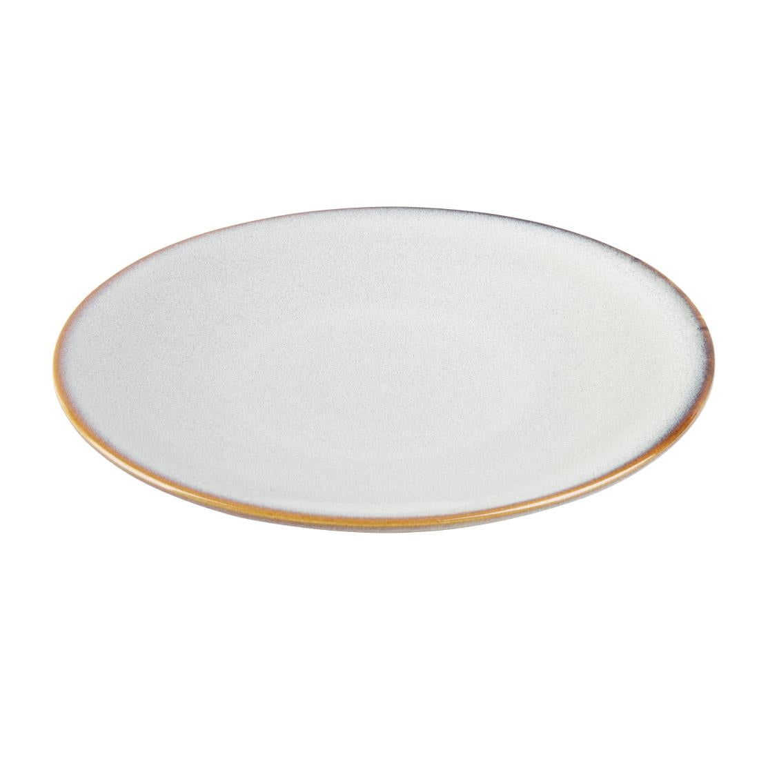 Olympia Drift Grey Plain Coupe Plates 230mm (6 Pack) - FU188