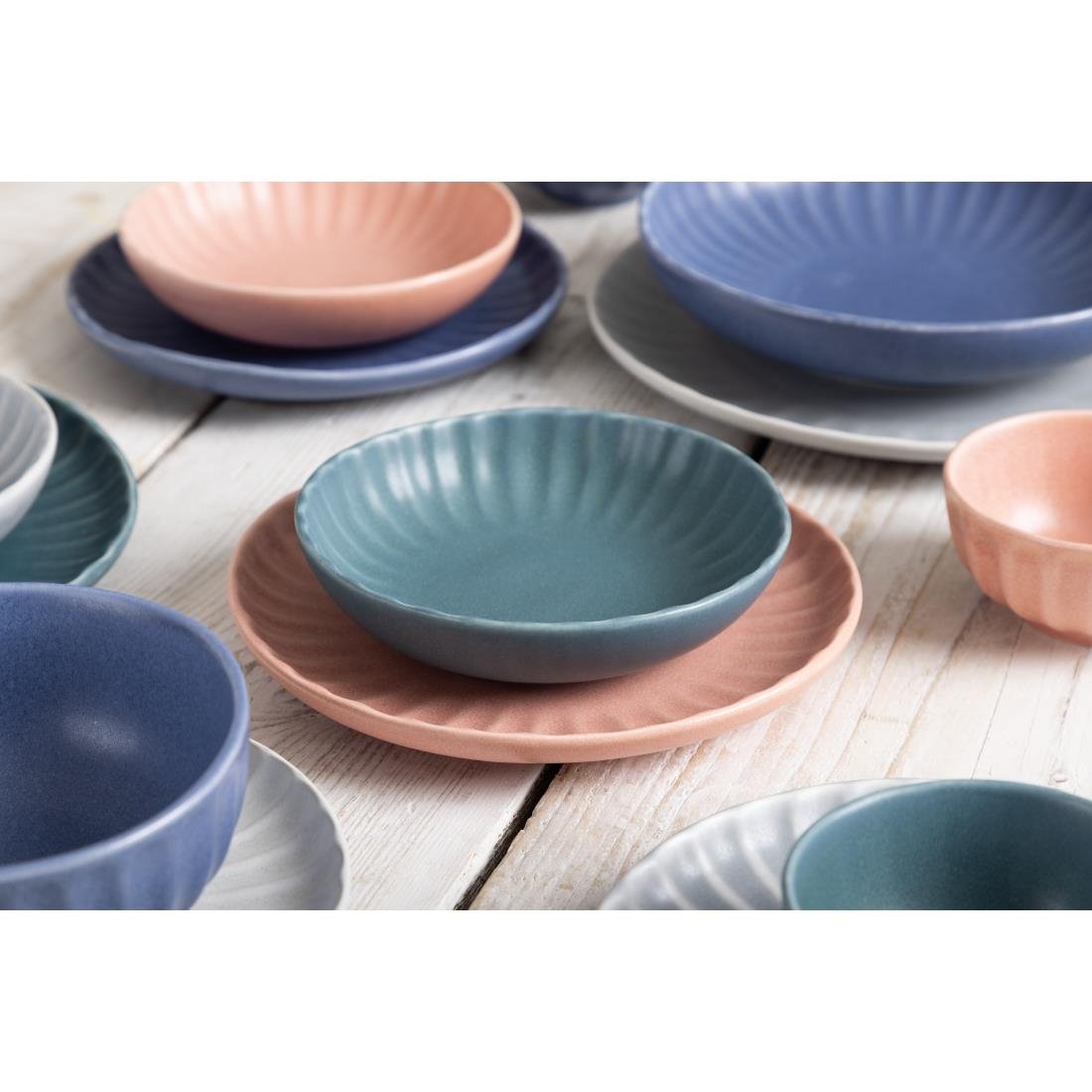Olympia Corallite Coupe Bowls Green - 220mm (6 Pack) - FU209