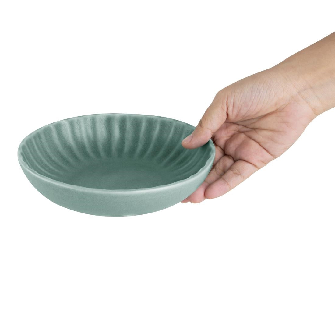 Olympia Corallite Coupe Bowls Green - 160mm (6 Pack) - FU211