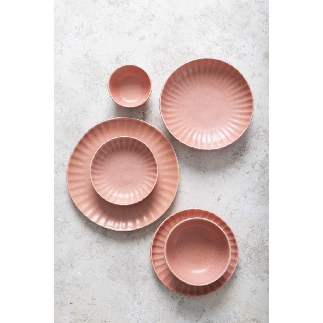 Olympia Corallite Deep Bowls Peach - 105mm (12 Pack) - FU216