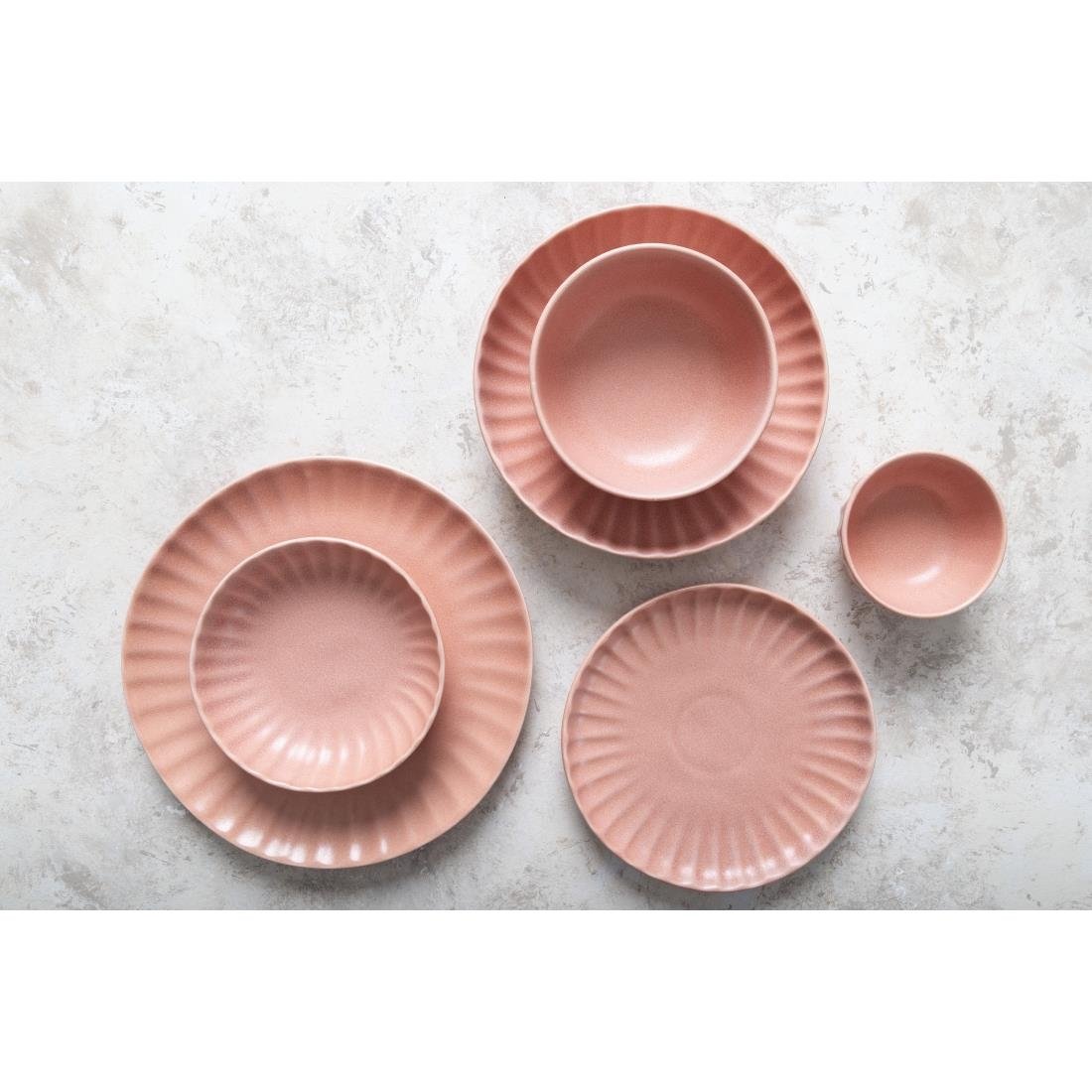 Olympia Corallite Deep Bowls Peach - 105mm (12 Pack) - FU216