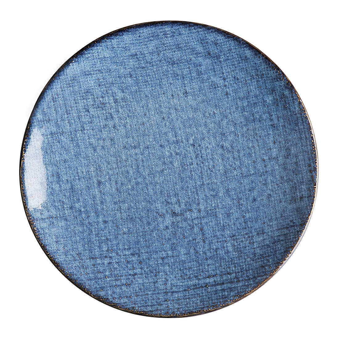 Olympia Denim Blue Coupe Plates 230mm (6 Pack) - FU221