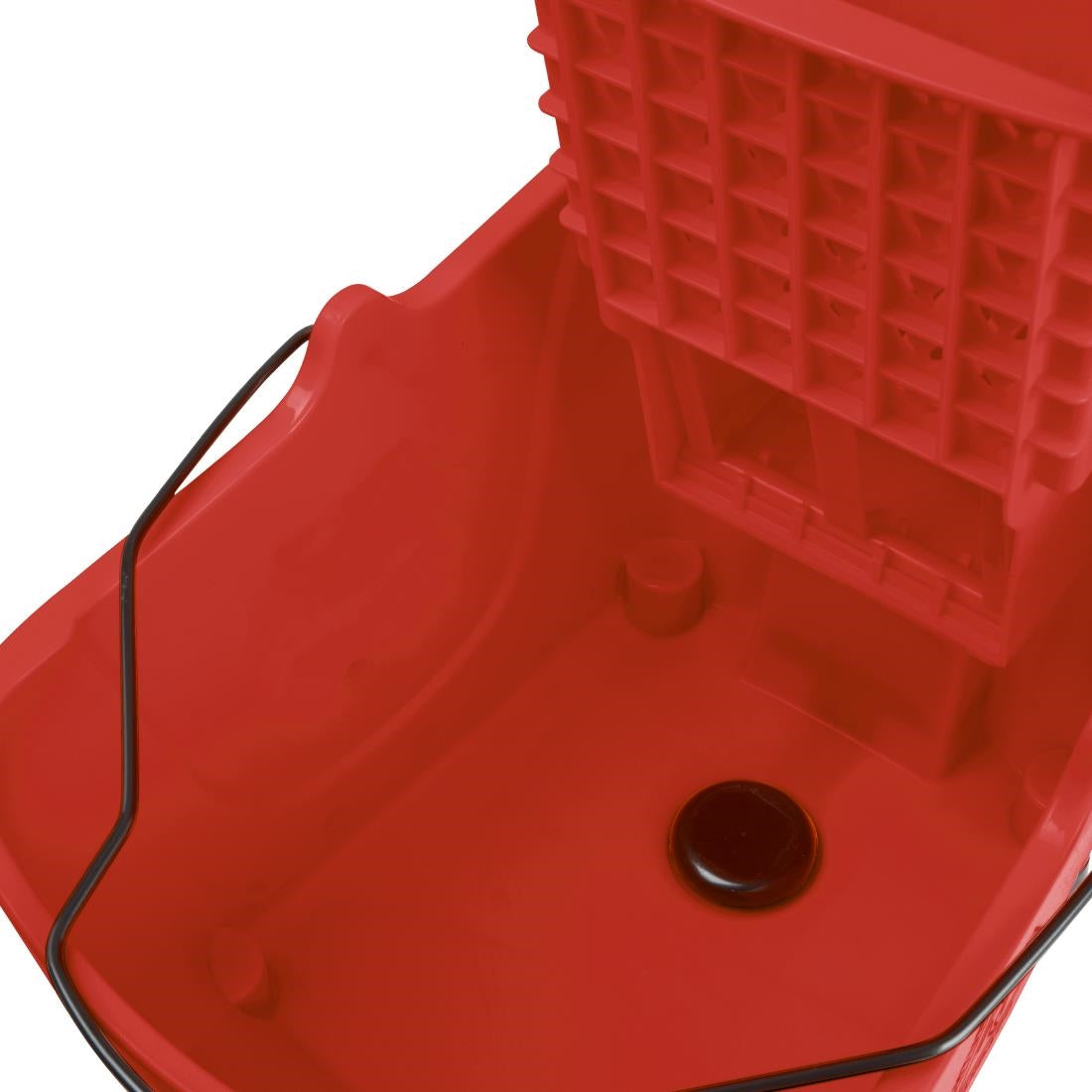 Jantex 30ltr Mop Bucket with Foot Pedal release - Red - FW868