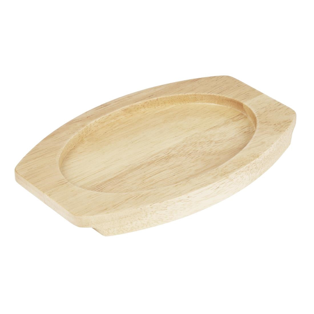 Olympia Hevea Board for Cast Iron Oval Eared Dish 230x135mm (FW818) - FW978
