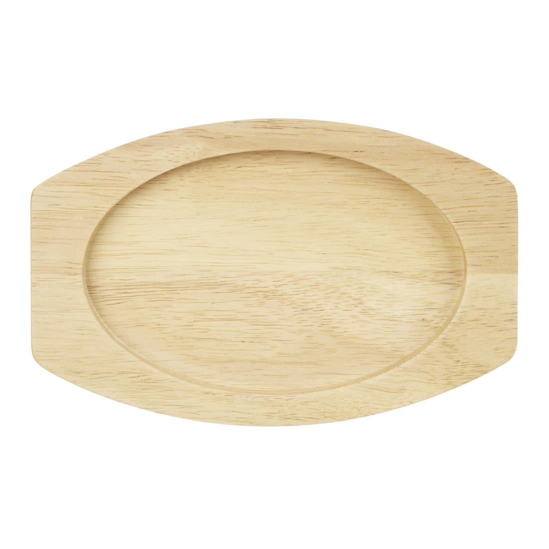 Olympia Hevea Board for Cast Iron Oval Eared Dish 230x135mm (FW818) - FW978