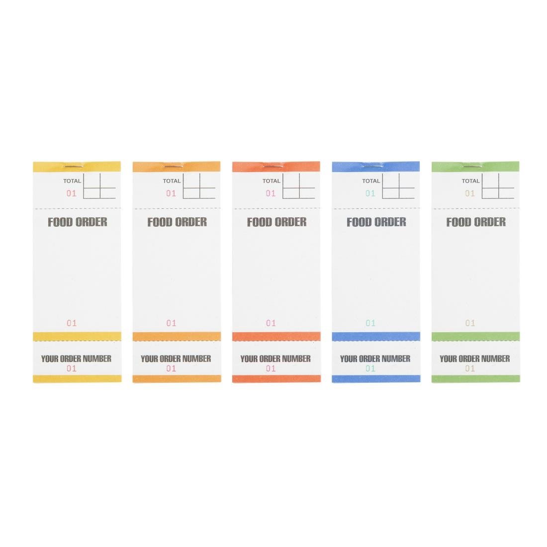Olympia Recyclable Bar Food Order Pads with Tickets Single Leaf (Pack of 50) - G522