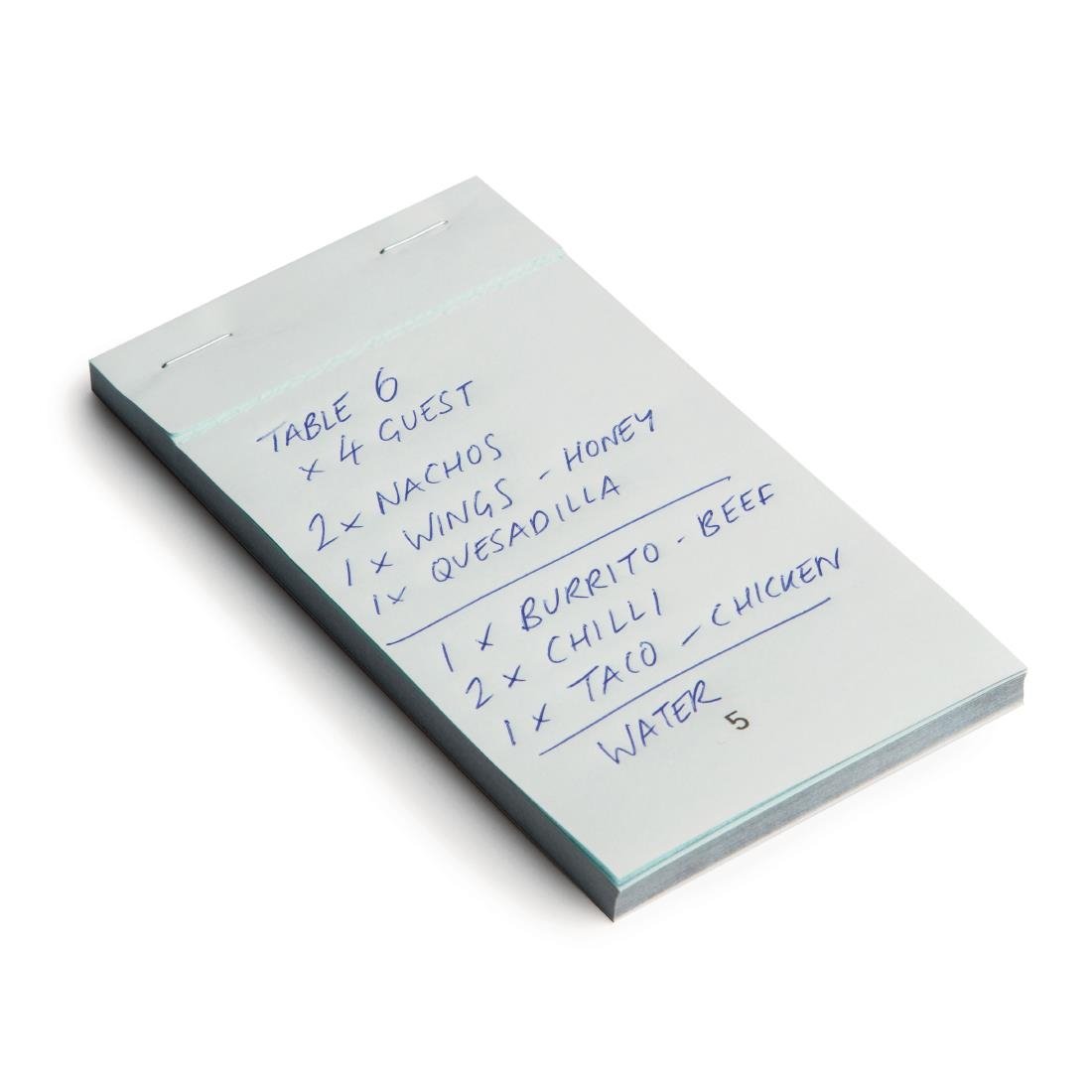 Olympia Recyclable Carbonless Waiter Pad Duplicate Small (Pack of 50) - G524