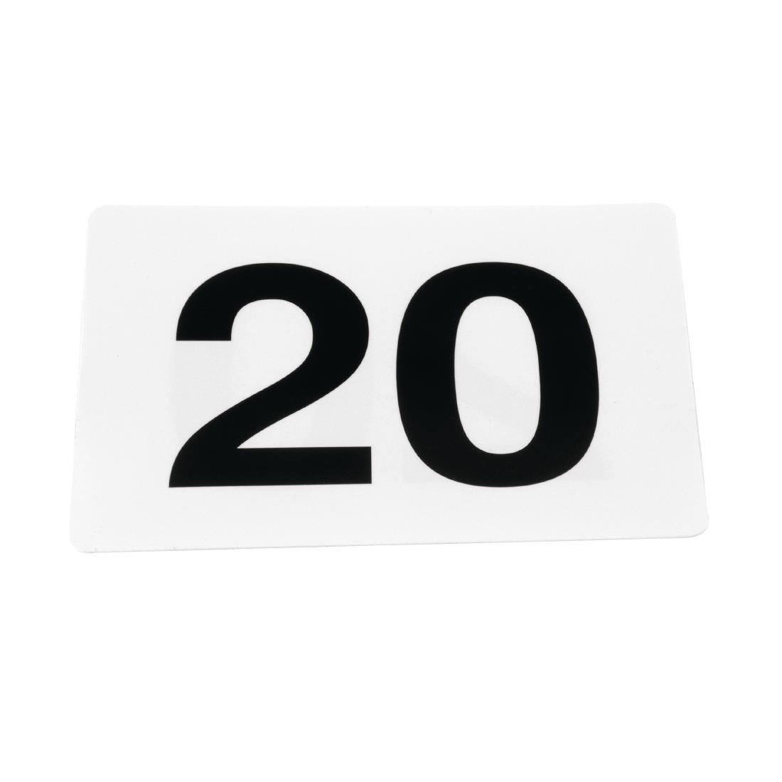 Olympia Table Numbers Set 1-25 - GC086