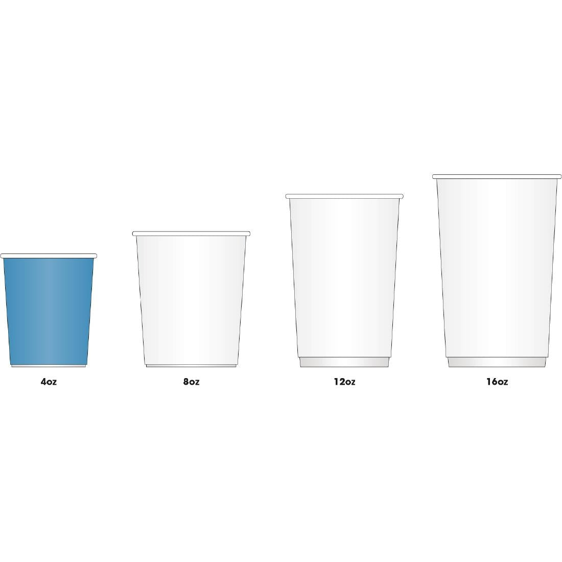 Fiesta Recyclable Espresso Takeaway Cups Black 114ml (Pack of 1000) - GF018