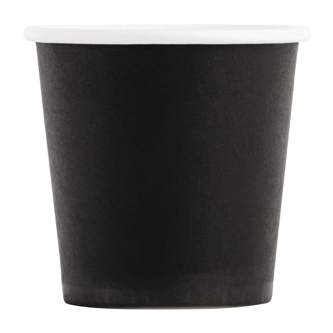Fiesta Recyclable Espresso Takeaway Cups Black 114ml (Pack of 50) - GF019