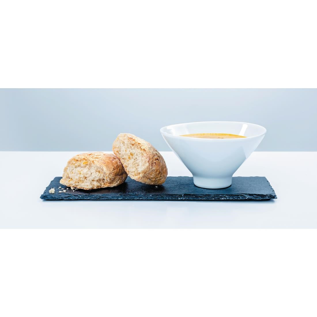 Olympia Natural Slate Rectangular Display Trays 300mm (4 Pack) - CK408