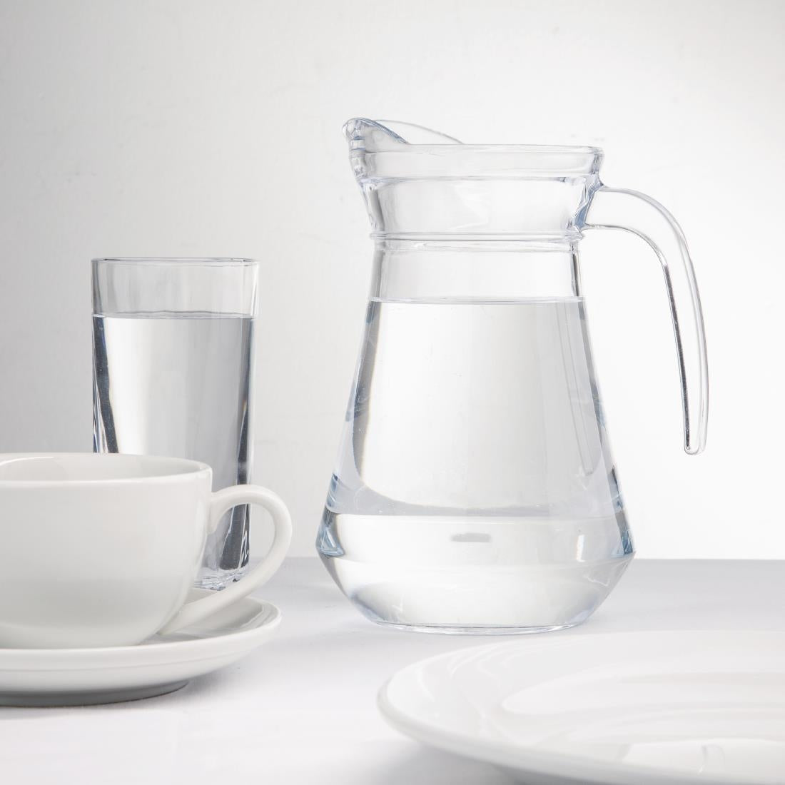 Olympia Glass Jugs 1Ltr (6 Pack) - GF923