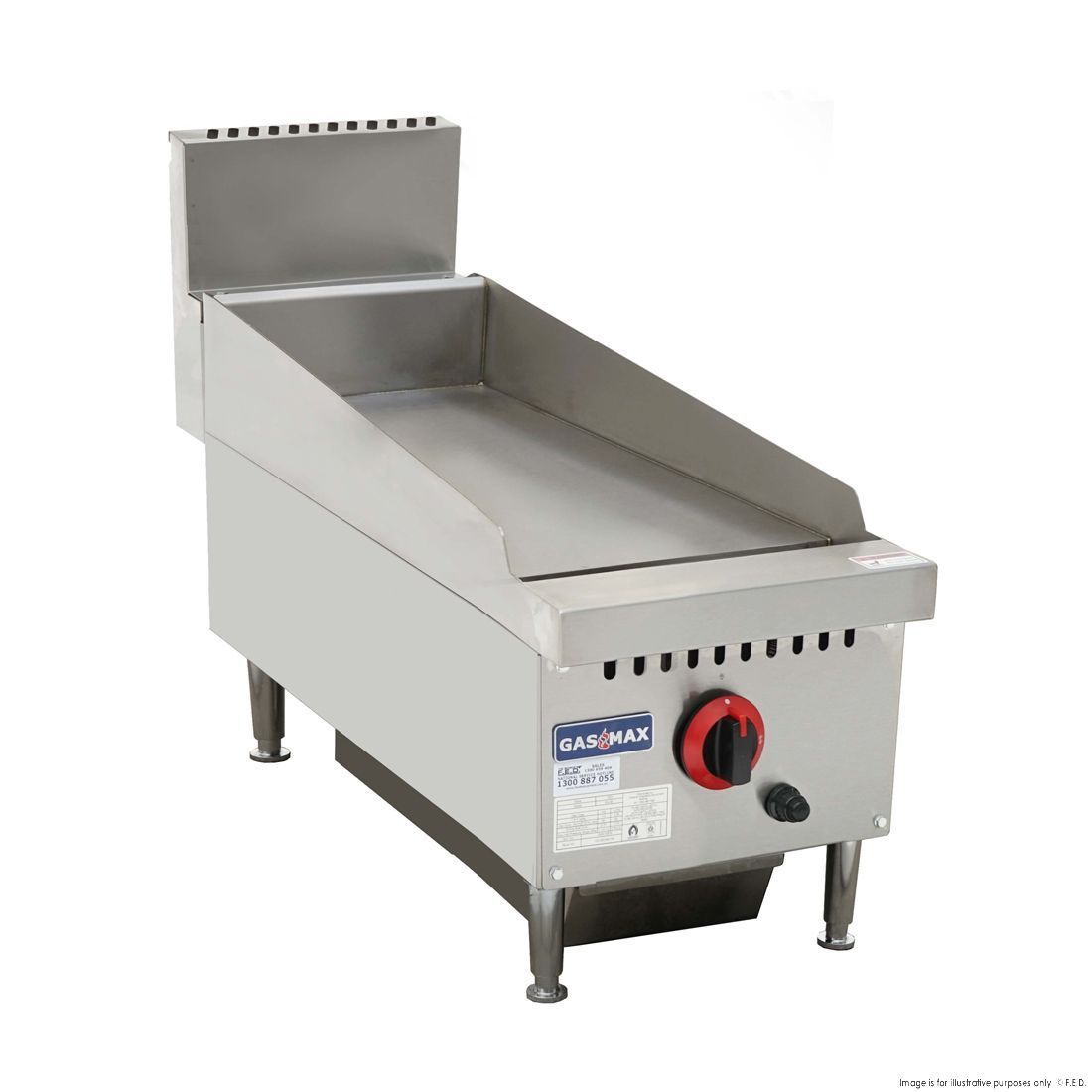 CLEARANCE - Gasmax One burner NG Griddle Top - GG-12-VIC946