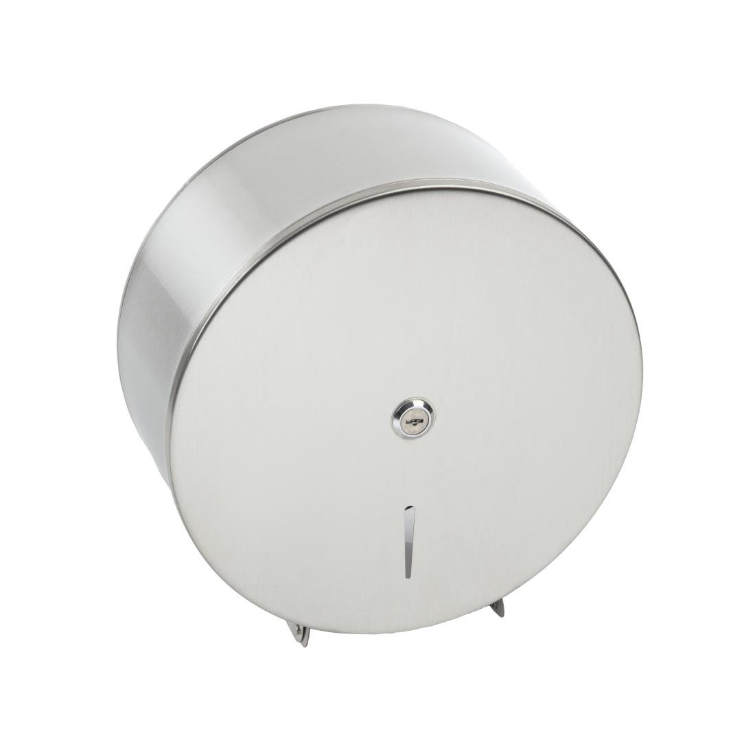 Jantex Stainless Steel Jumbo Roll Tissue Dispenser - GJ031