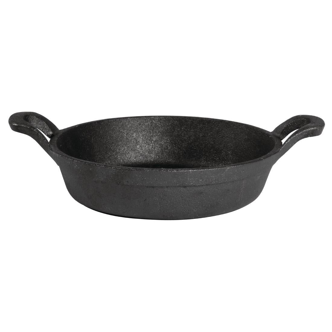 Olympia Round Cast Iron Eared Dish - GJ554