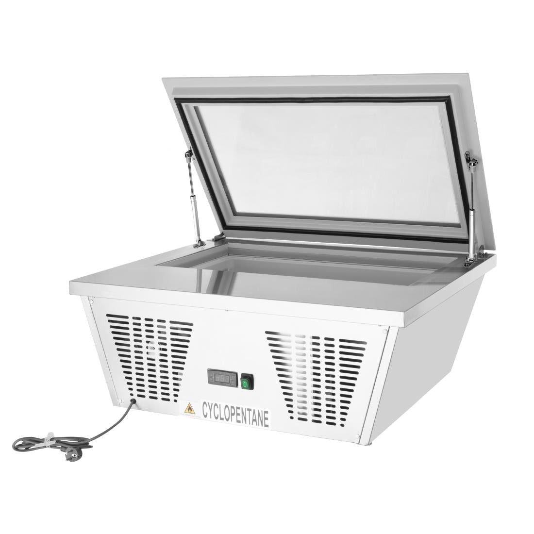 Polar G-Series Countertop Scoop Freezer - 4 x Napoli Pans - GK068-A