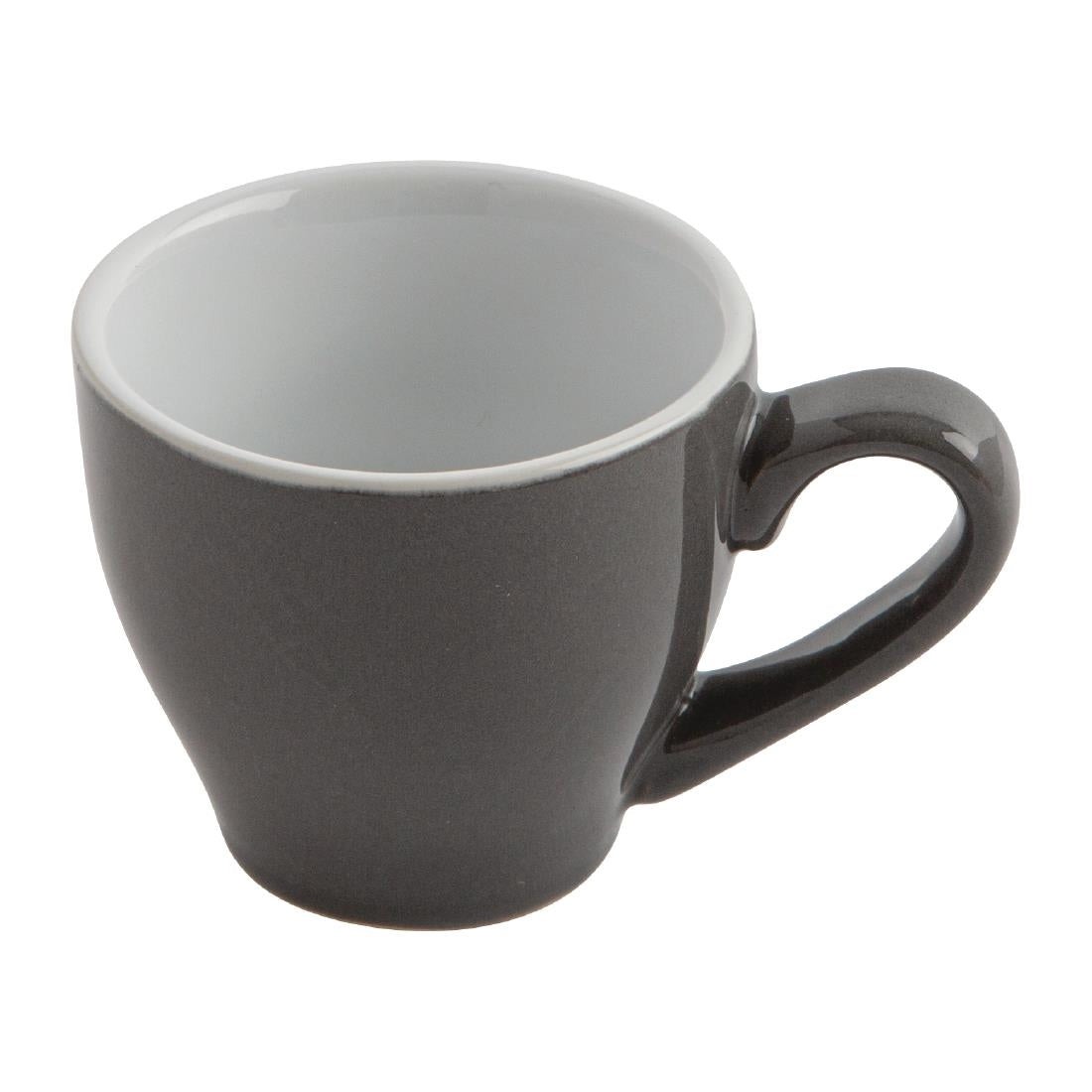 Olympia Cafe Espresso Cup Charcoal - 100ml (Box 12) - GK072