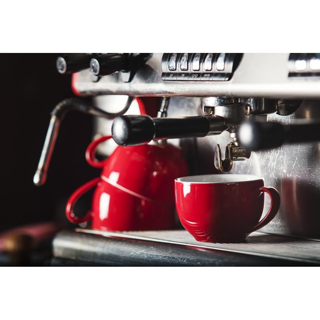 Olympia Cafe Coffee Cup Red - 230ml (Box 12) - GK073