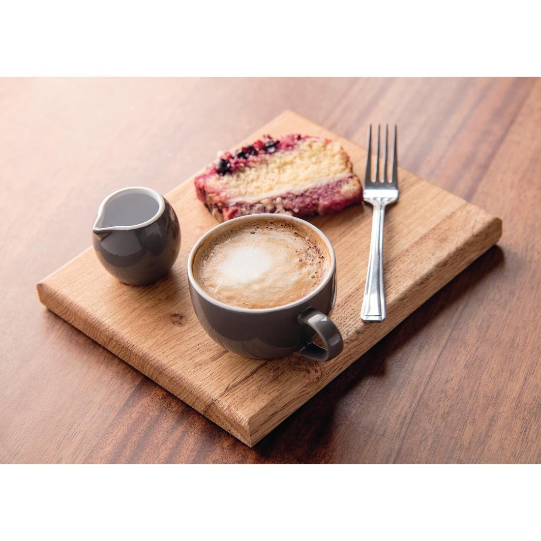 Olympia Cafe Cappuccino Cup Charcoal - 340ml (Box 12) - GK078