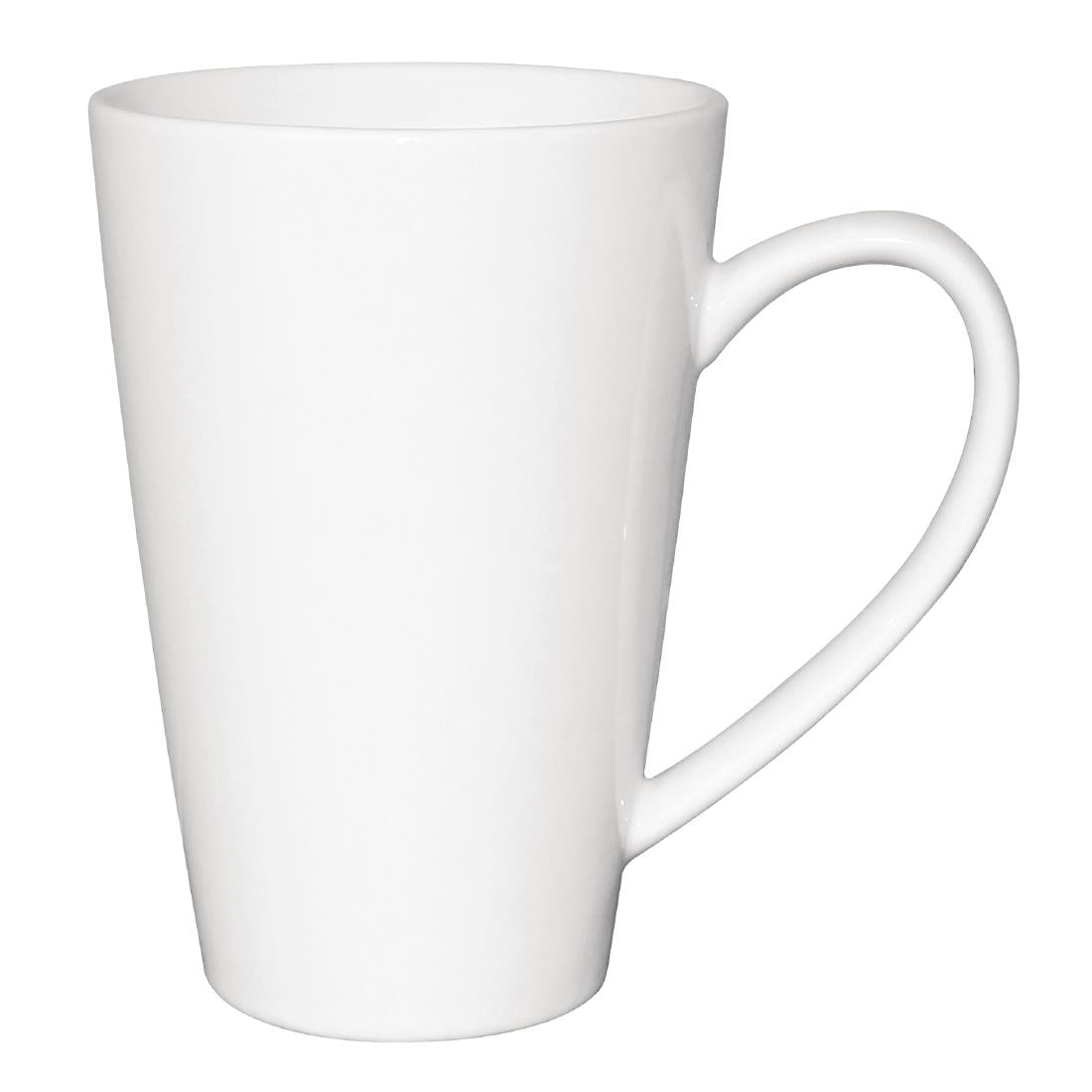 Olympia Cafe Latte Cup White - 340ml (12 Pack) - GL487