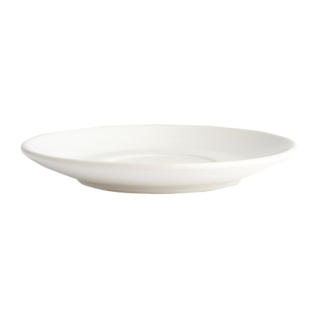 Olympia Cafe Saucer White (Fits CB468 and CE537 Pack) - 158mm (12 Pack) - GL048
