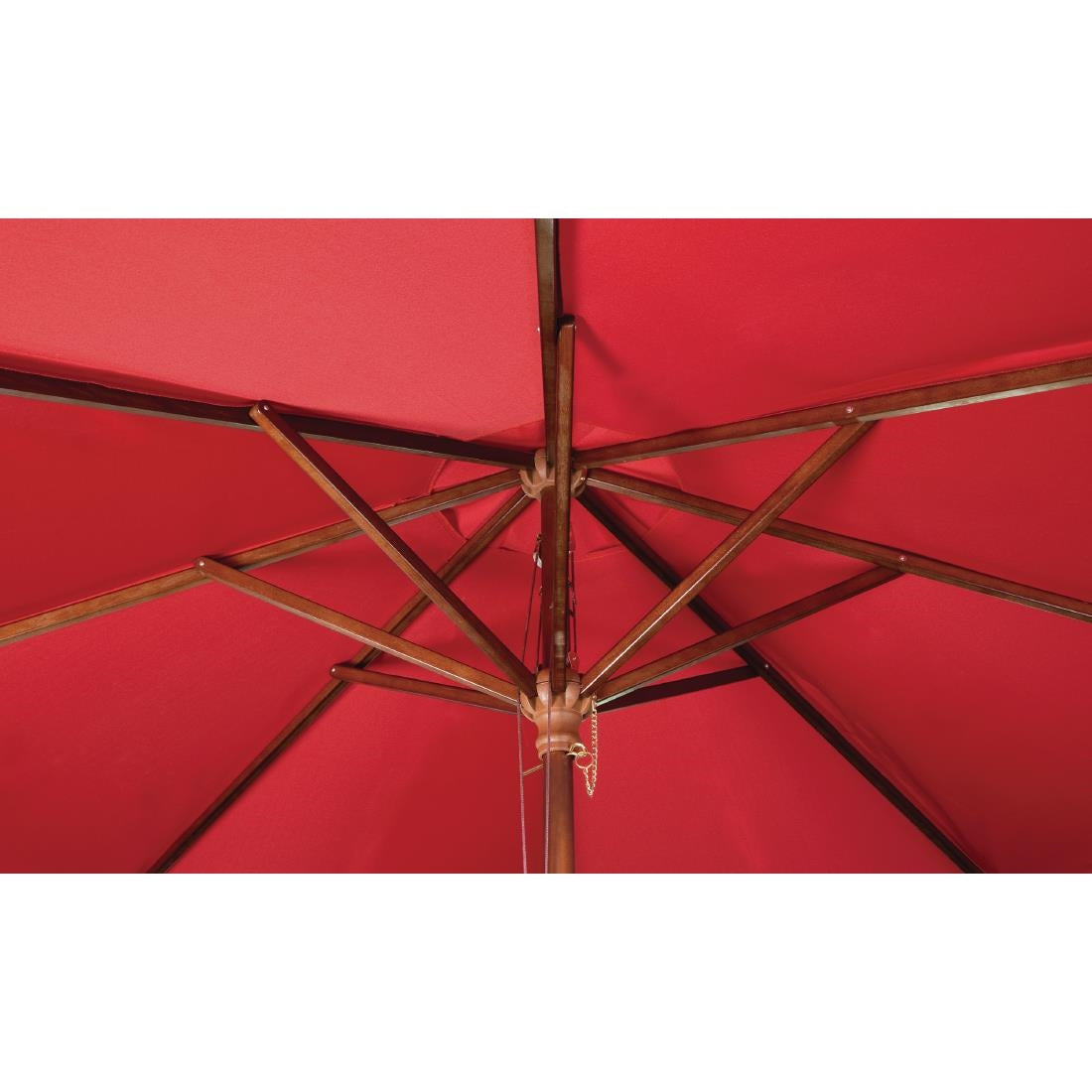 Bolero Square Umbrella 2.5m Diameter Red - GL306