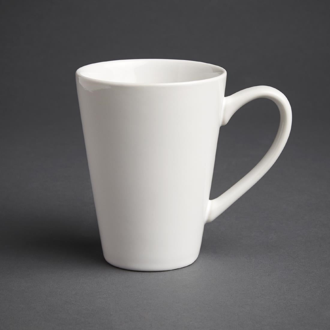 Olympia Cafe Latte Cup White - 340ml (12 Pack) - GL487
