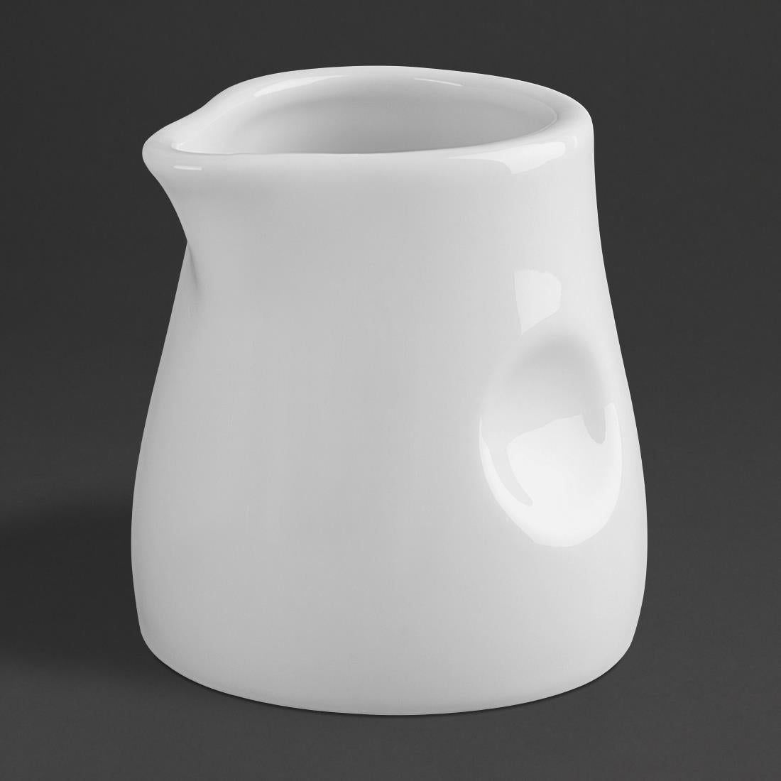 Olympia Whiteware Dimpled Milk Jugs 70ml (6 Pack) - GM366