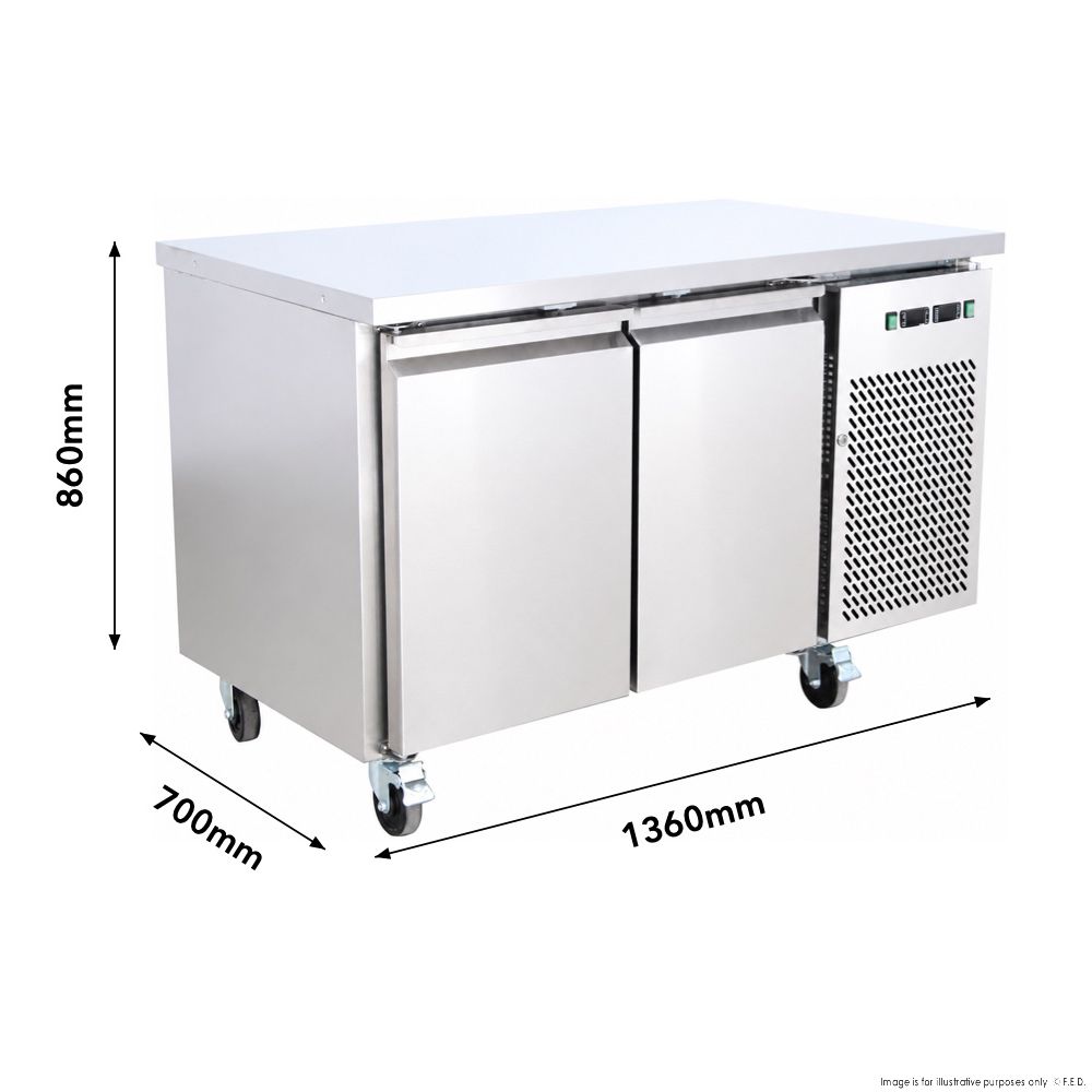 Thermaster Dual-Temperature GN Counter Refrigerator - GN2100DT