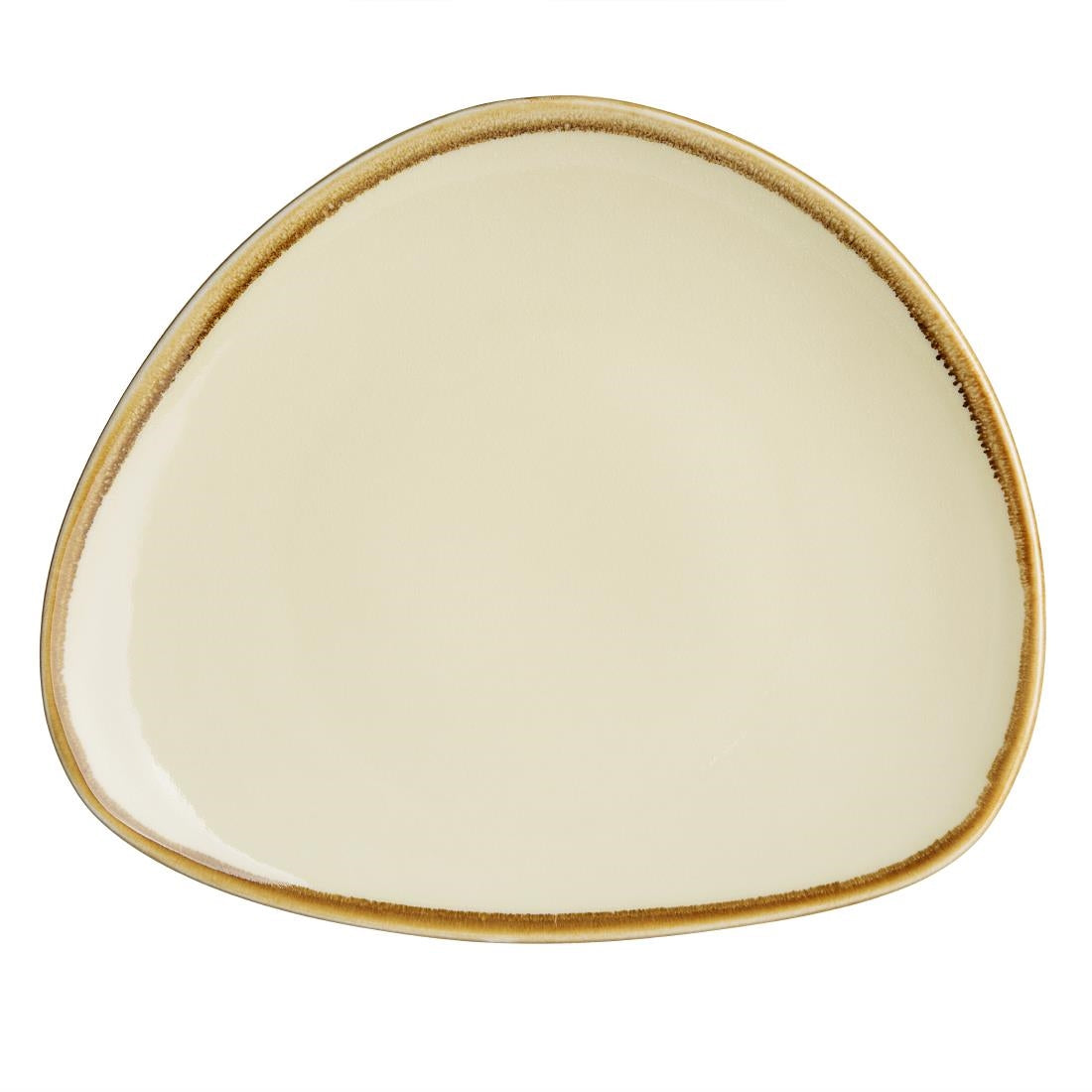 Olympia Kiln Triangular Plate Sandstone 230mm - GP326