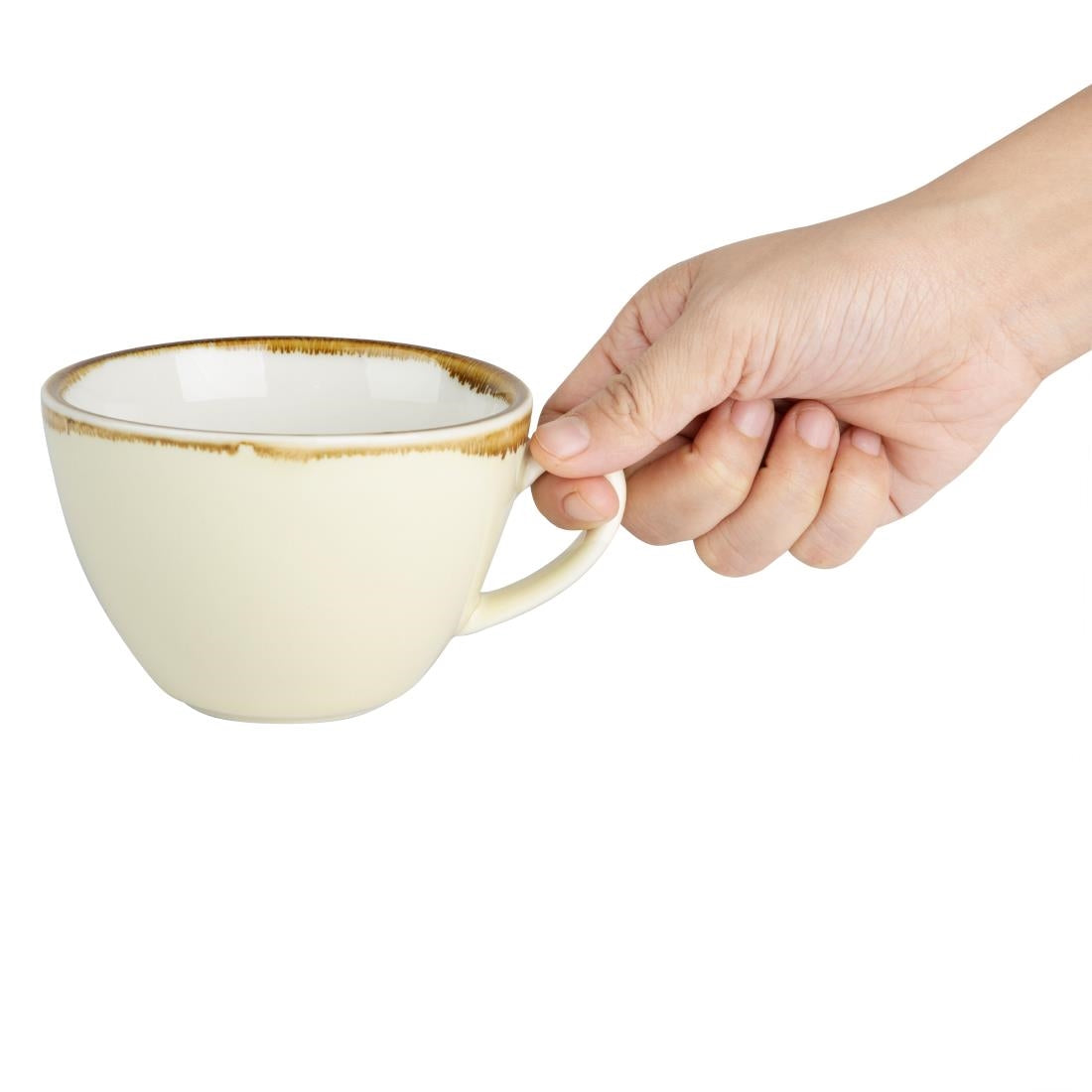 Olympia Kiln Coffee Cups Sandstone 340ml - GP332