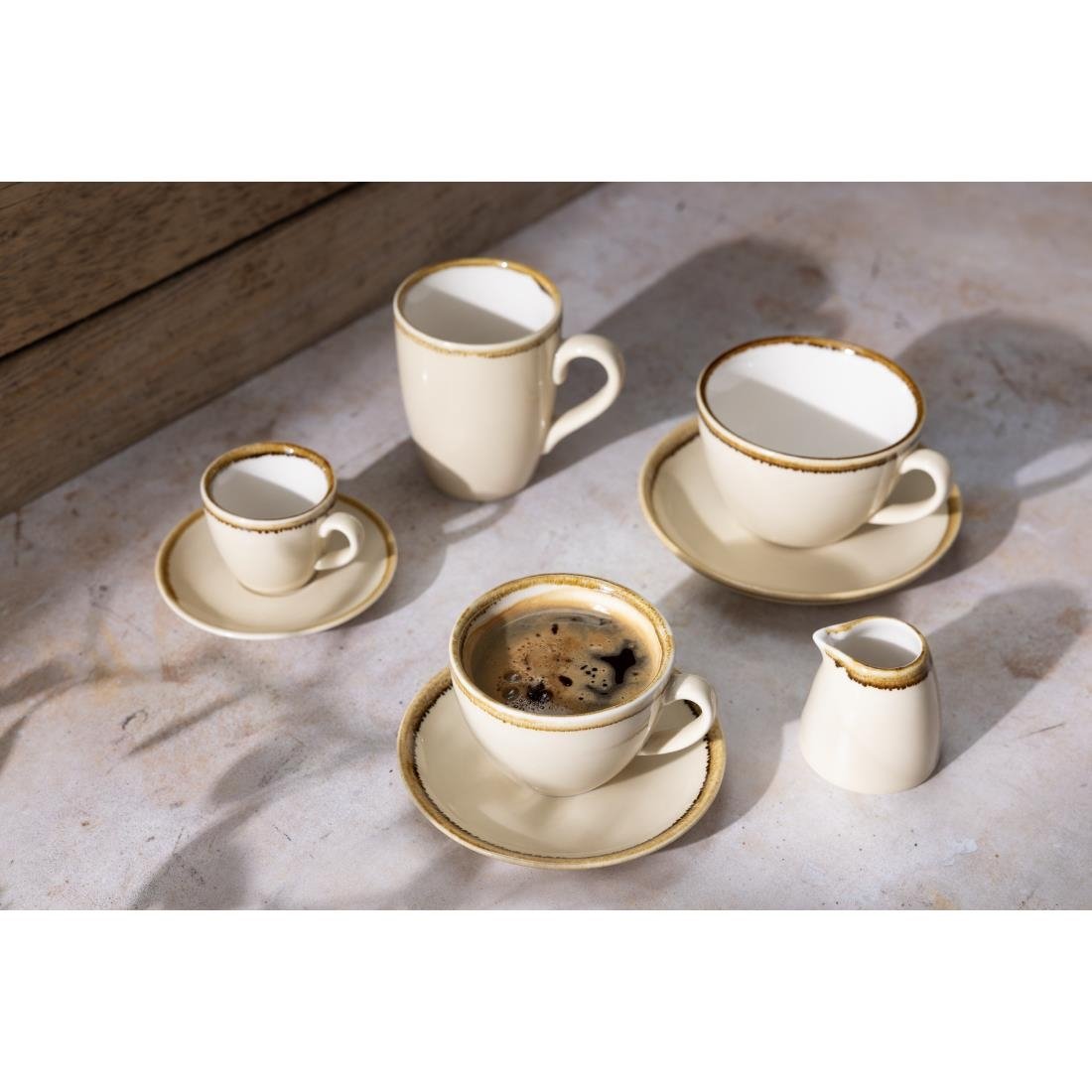 Olympia Kiln Coffee Cups Sandstone 228ml - GP330