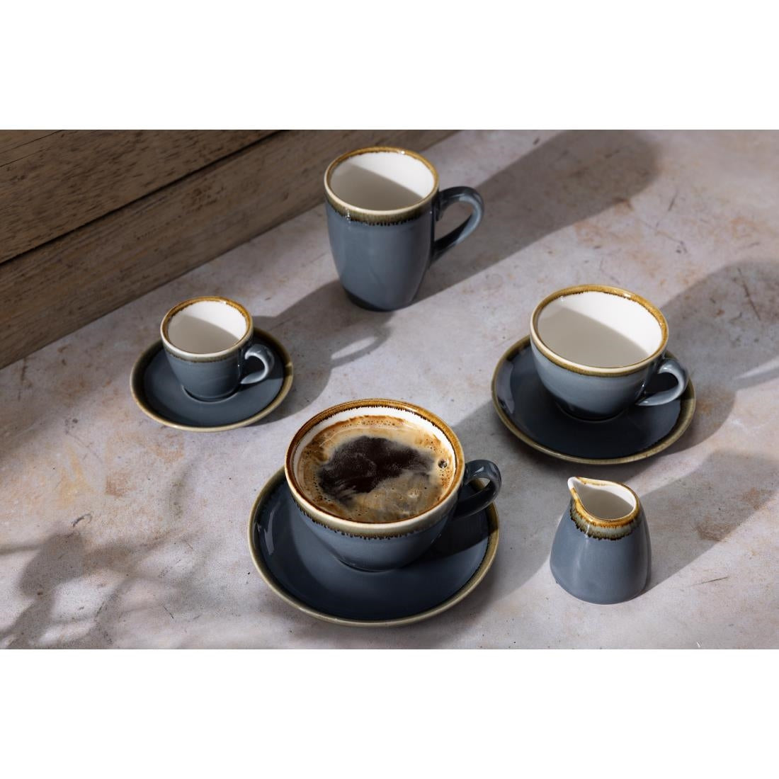 Olympia Kiln Espresso Saucer Ocean - GP345