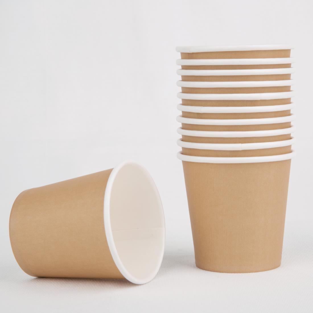 Fiesta Recyclable Espresso Takeaway Cups Kraft 114ml (Pack of 1000) - GP447