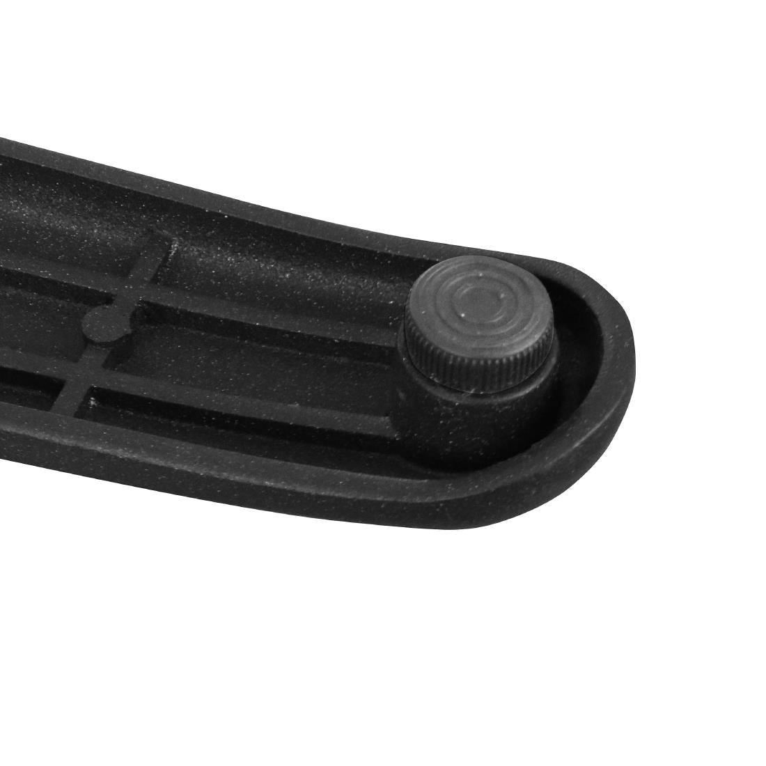 Bolero Aluminium Flip Top Table Base Black - GP773